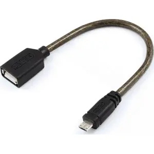 USB cable Unitek YC438 microUSB to USB-A 0.22 m Black