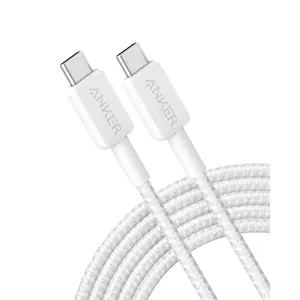 USB-C to USB-C cable Anker A81F7G21, 3 m, white