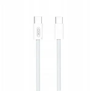 USB-C to USB-C cable XO NB-Q260B 1.5 m, 60W PD, white