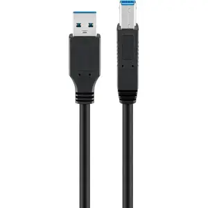 Кабель USB 3.0 SuperSpeed GOOBAY 0,25 м — USB A на USB B, 5 Гбит/с, черный