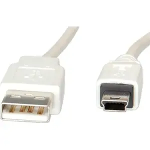 Кабель USB-A — miniUSB RBLINE S3142 1.8 м, белый для передачи данных и зарядки