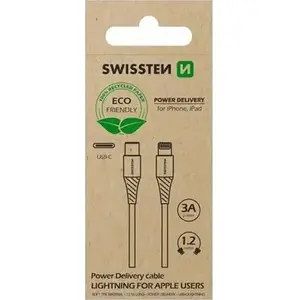 USB-C to Lightning Cable SWISSTEN 1.2 m, white, model 71505301ECO