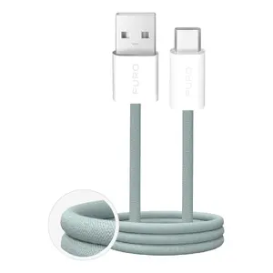 USB A to USB C cable PURO PUCAC10WFABK415MTGRN — USB 2.0, 1.5 m, green