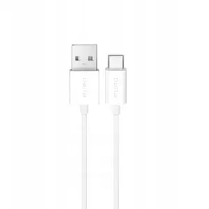 USB-A to USB-C Cable PURO 3 m White — data and charging cable