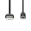 USB A–B kabelis Nedis CCGL60101BK30 Photo 2
