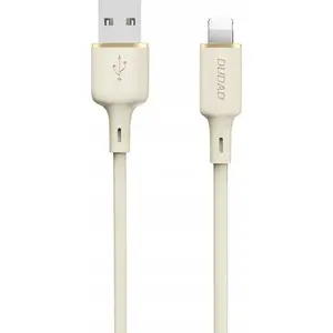 USB-A to Lightning cable Dudao DDA329 — 1 m, beige, USB data cable