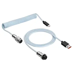 Akyga AK-USB-48 USB Kabelis USB 2.0 3 m USB A uz USB C Balts