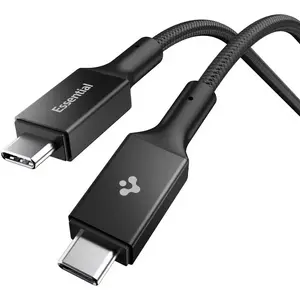 USB-C kabelis Spigen Essential EB24015CC 240W, 150 cm, melns