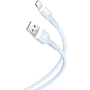 USB to USB-C cable XO NB212 1.0 m 2.1A blue