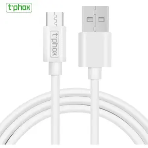 USB-C datu kabelis T-Phox 1 m, balts — modelis TPRZ008334