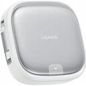 USB cable usams USA1023 — USB-A to USB-C, microUSB and Lightning, 1 m, silver