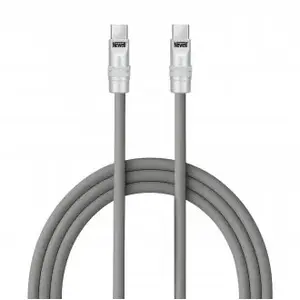 USB-C to USB-C Cable 2 m, No name NL4985, Gray