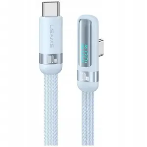 USB-C to USB-C cable usams US-SJ653 PD 100W 1.2 m blue