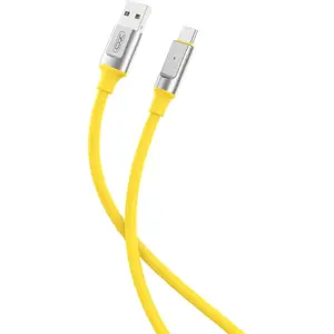 USB cable XO NB251 USB–USB-C 1.0 m 6A yellow