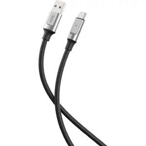 USB cable XO Nb251 USB to USB-C 1.0 m 6A — black