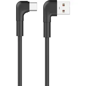 USB cable Techonic Maxlife Mxuc-09 — USB A to USB-C, 1.0 m, 3A, black
