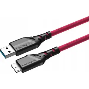 USB-A uz microUSB kabelis EDNET MTC-520M 5 m, rozā