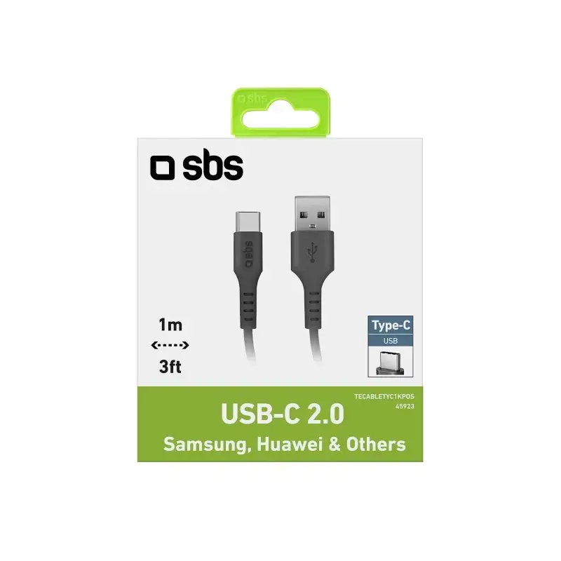 Кабель USB SBS Mobile TECABLETYC1KPOS — USB A на USB C Photo 3
