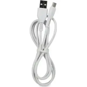 USB-A to USB-C cable Jellico 1 m, white — data and charging cable