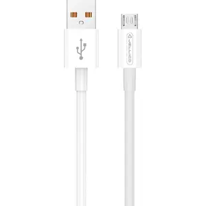 USB-A to microUSB Cable Jellico 1 m White — data and charging cable
