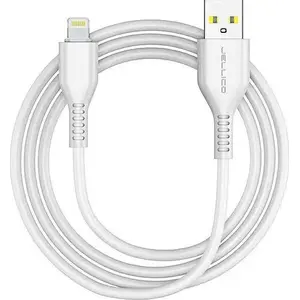 USB-A to Lightning cable Jellico 1 m, white — data and charging cable