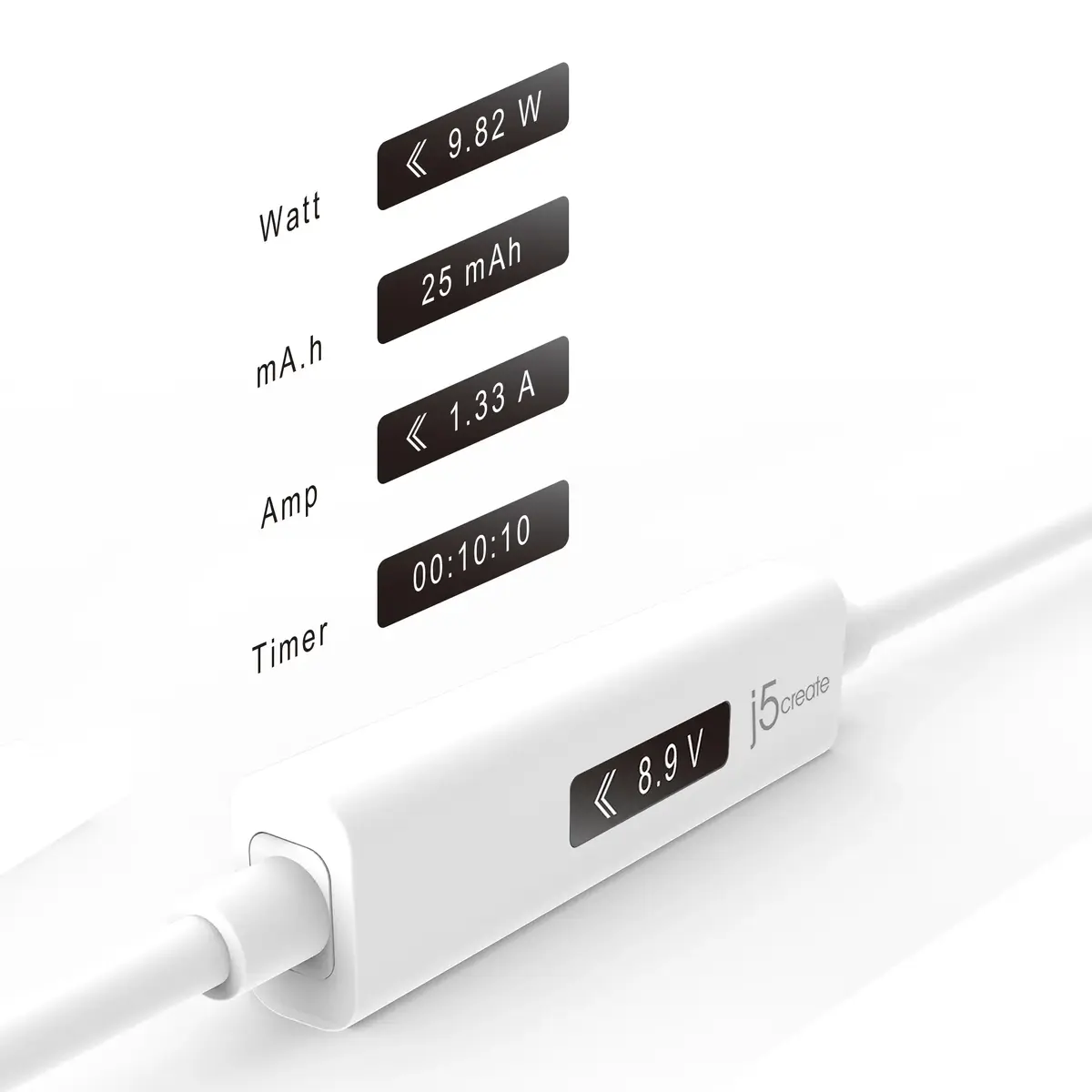 Triton JUCP14 USB-C 2.0 kabelis ar OLED mēraparātu Photo 10