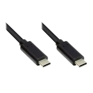 USB C to USB C data cable Alcasa GC-M0115 — USB 3.2 Gen 1 (5 Gbit/s), 2 m, black