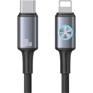 USB-C to Lightning Cable usams USA1436 — 1.2 m, gray