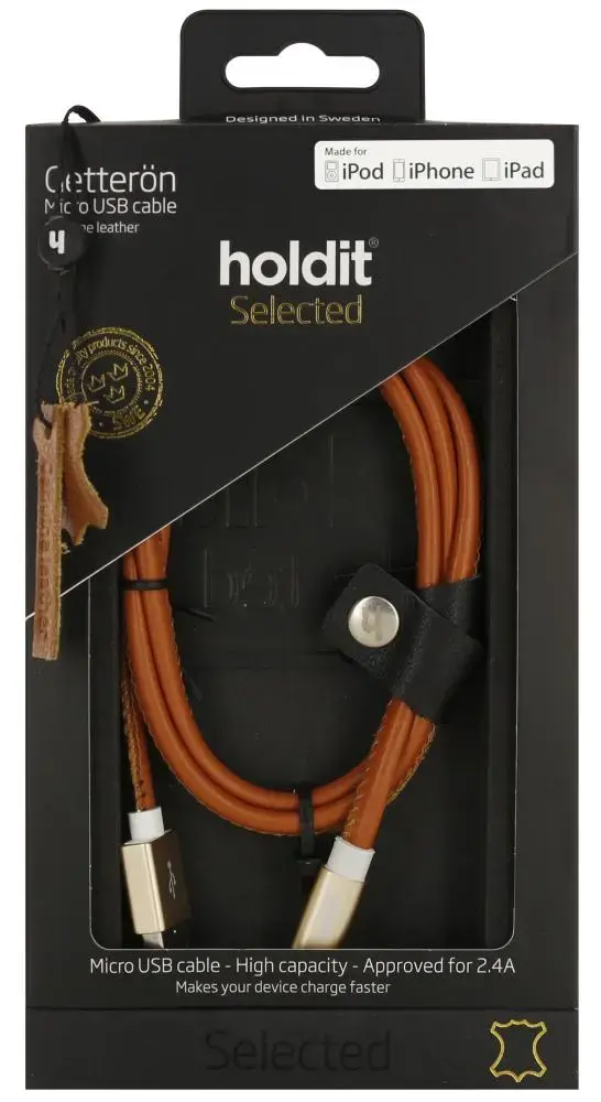 Holdit PROOVE 612662 кабель Lightning — USB-A 1 м Photo 3
