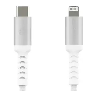 Lightning uz USB-C kabelis d bramante CB12CLBR4275 — 1,2 m, balts