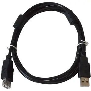 USB A–A datu kabelis ART KABUSB_AA_2M_ALOEM110 — USB-A uz USB-A, 1 m, melns