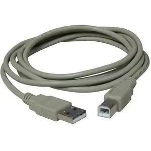 USB-A to USB-B cable Logo 3 m — white