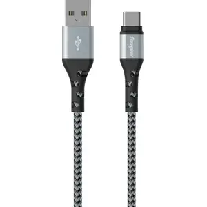 USB-A to USB-C Cable Energizer C520CKSL 2 m Silver