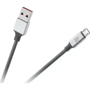 USB-A uz microUSB kabelis Rebel Comp RB-6010-200-B, 2 m, pelēks
