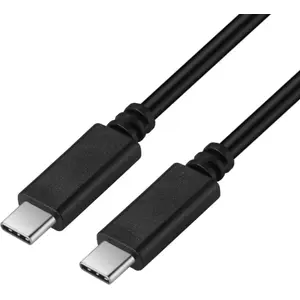 USB-C uz USB-C kabelis ART OEM-C7-1, 1 m, melns