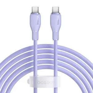USB-C to USB-C cable Baseus 2 m — purple, data and charging cable