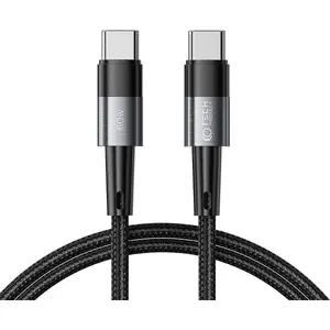 USB-C to USB-C cable Tech-Protect 1 m — black, reversible connectors, USB 2.0