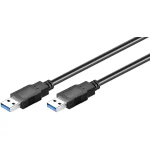 USB A to USB A cable GOOBAY TCOCUAA18U3, USB 3.2 Gen 1 (5 Gbit/s), 3 m, black