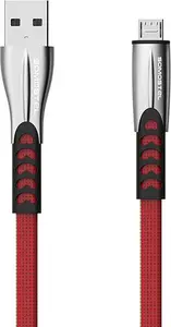 USB Micro Cable SOMOSTEL KABEL USB MICRO 2.4A Red 1 m — 2.4A quick charging compatible with QC 3.0