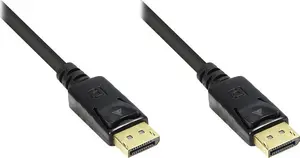 DisplayPort cable Alcasa 4810-075G, 7.5 m, DisplayPort to DisplayPort, black