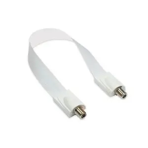 Coaxial cable Alcasa SAT F 32 m, F‑to‑F connectors, white