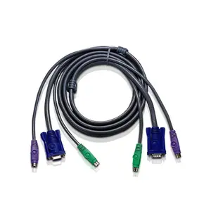 KVM Cable ATEN 2L-1003P/C PS/2 to VGA 3 m (10 ft) — 6‑pin mini‑DIN to HD15