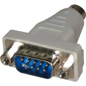 Keyboard PS/2 adapter cable, Logo 68013 — PS/2 to PS/2, gray
