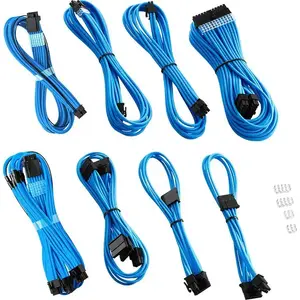 CableMod RT-Series PRO ModMesh 12VHPWR Dual Cable Kit for ASUS/Seasonic, light blue