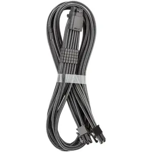 CableMod C-Series Pro ModMesh 16-pin to 2×8-pin Sleeved Power Cable for Corsair Type 3/4 PSUs, Carbon, 60 cm