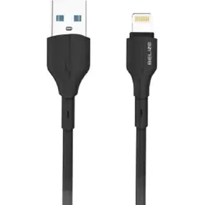 Cable Beline USB-A to Lightning 1 m 25W black BLNCBL01