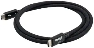 CalDigit Thunderbolt 5 (USB-C) Pro Cable 1.0 m Braided — Black