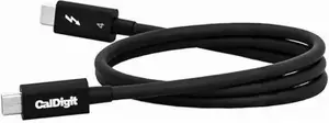 CalDigit Thunderbolt 5 (USB-C) Pro Cable 0.5 m Braided — 40 Gbps, Power Delivery, Black