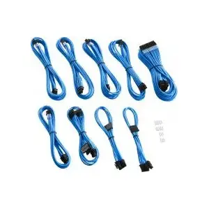 CableMod cable kit ZUAD-924, blue — modular PC sleeved cables