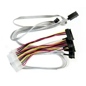 ADAPTEC Microchip Technology 2280100-R Serial Attached SCSI (SAS) kabelis 0.8 m, mini‑SAS HD (SFF‑8643) uz 4×1 SAS